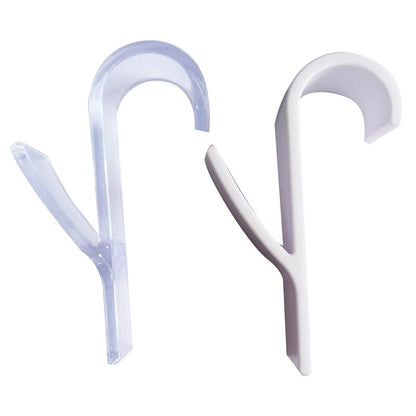 Kitchen Bathroom Hanger Clips Storage Racks White Clear Hanger Heated Towel Radi
