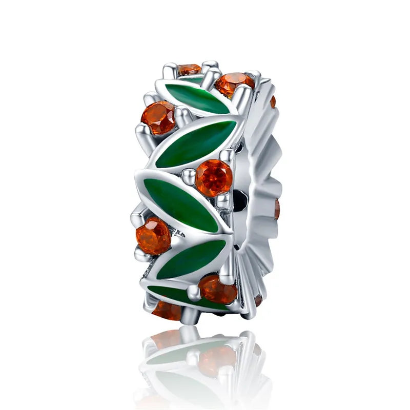 Bamoer 925 Sterling Silver Jewelry Christmas Collection Charm for Women Girl DIY Jewelry Fit Original Bracelet Bangle