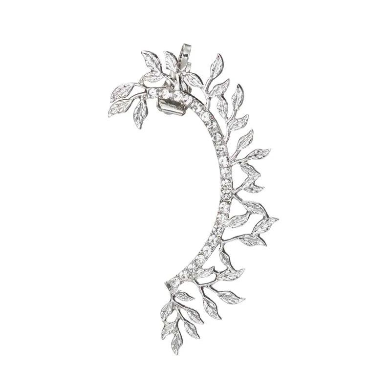 Modyle 2019 New Fashion Elegant Vintage Punk Gothic Crystal Rhinestone Ear Cuff Wrap Stud Clip Earrings