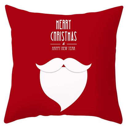 45x45cm Santa Claus Christmas Pillowcase Merry Christmas Decor for Home Christmas Ornament Xmas