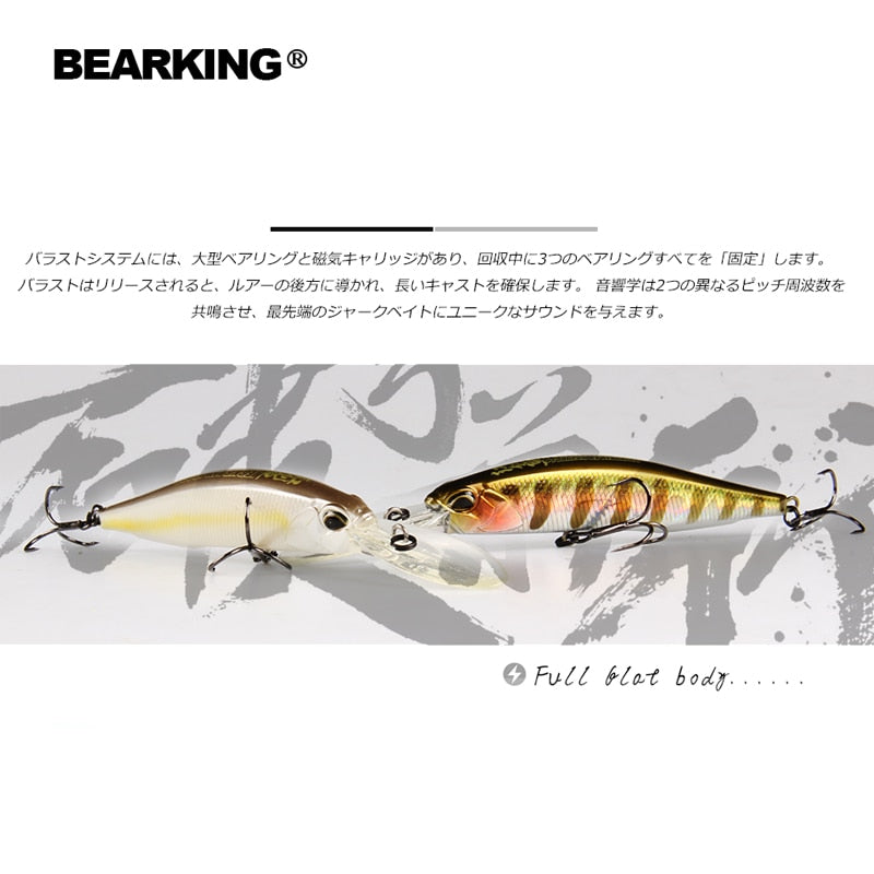 BEARKING 10cm 16g Super Magnet Weight System Long Casting New Model Fishing Lures Hard Bait 2019 Quality Wobblers Minnow