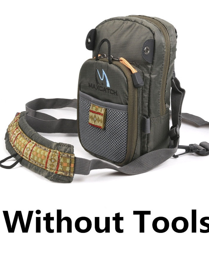 Maximumcatch Fly Fishing Bag Fishing Chest Pack Backpack With Fishing Tool Accessory