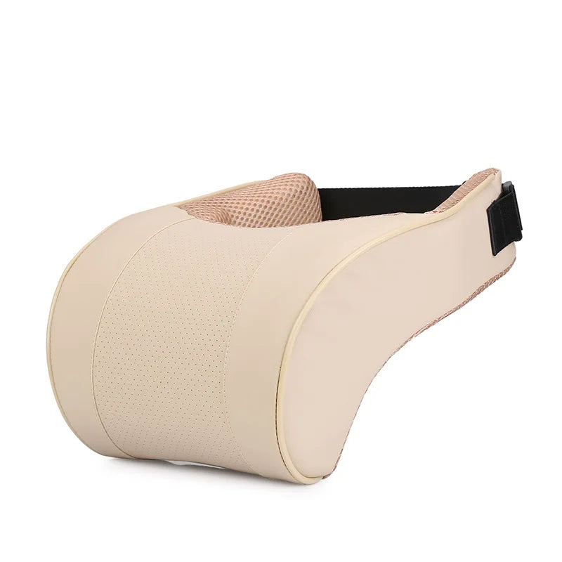 PU Leather Auto Car Neck Pillow Memory Foam Pillows Neck Rest Seat Headrest Cushion Pad Automobiles Accessories