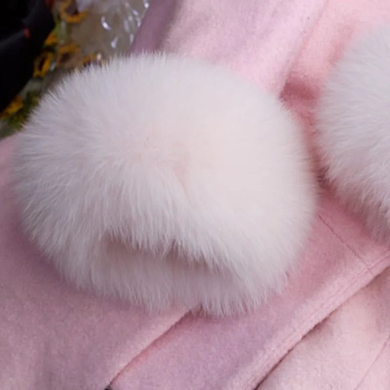 Real Fox Fur Cuffs for Women 2019 Winter Fashion Black Raccoon Fur Cuff  Lady Bracelet Wristband Arm Warmer