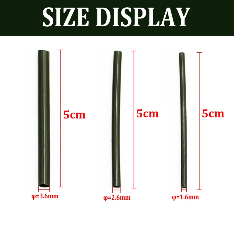 30PCS Carp Fishing Accessories Anti Tangle Sleeves Line Aligner Tube for Carp Fishing Rig Hair Ronnie Rig Terminal Tackle