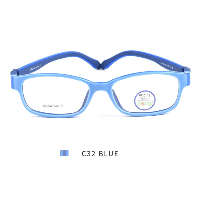 SECG Ultralight Flexible Soft Kids Frame Children Optical Spectacle Frame Glasses for Sight Eyeglass Lunettes De Vue Enfant