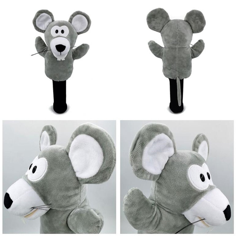 All Kinds of Animals Golf Head Covers Fit Up to Fairway Woods Men Lady Golf Club Cover Mascot Novelty Cute