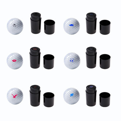 1 Pcs Golf Ball Stamps Colorfast Quick-Dry  Long Lasting Stamper Balls Marker Impression Seal Golf Accessories