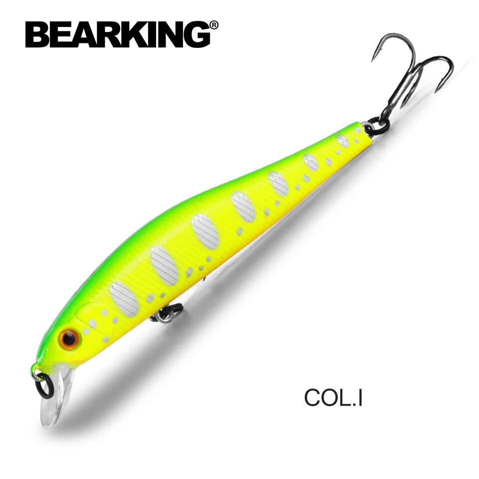BEARKING 9cm 10g Hot Fishing Gear Shone SP Lures Minnow Crank ,Tungsten Magnet Weight System Wobbler Bait Isca Artificial