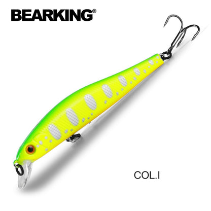 BEARKING 9cm 10g Hot Fishing Gear Shone SP Lures Minnow Crank ,Tungsten Magnet Weight System Wobbler Bait Isca Artificial