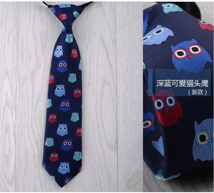 28*6cm Gravata Boys Girls Children's Tie School Class Dance Costume Accessories Band Cartoon Student Tie Necktie Neckcloth