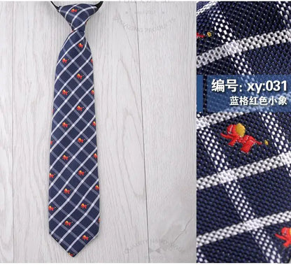 28*6cm Gravata Boys Girls Children's Tie School Class Dance Costume Accessories Band Cartoon Student Tie Necktie Neckcloth
