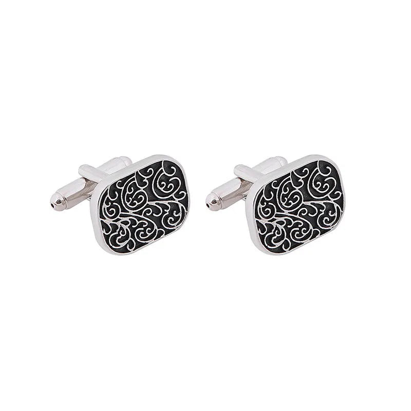 Simple Luxury Colorful Drusy Stone Cufflinks for Men Women Round Rhinestone Cuff Links Novelty Shirt Sleeve Buttons Accessories