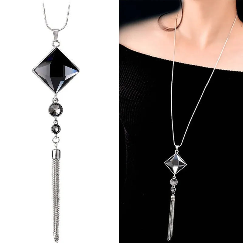 Long Necklaces & Pendants for Women Maxi Collier Femme Geometric Chain Fashion Necklace Statement Colar Accessories Jewelry 2022
