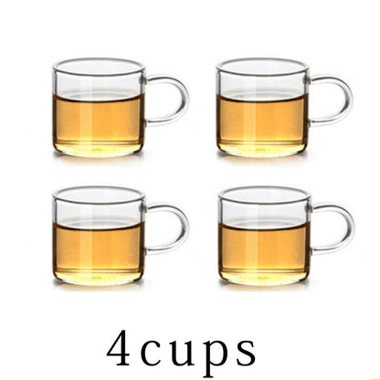 5Sizes Good Clear Borosilicate Glass Teapot With 304 Stainless Steel Infuser Strainer Heat Coffee Tea Pot Tool Kettle Set
