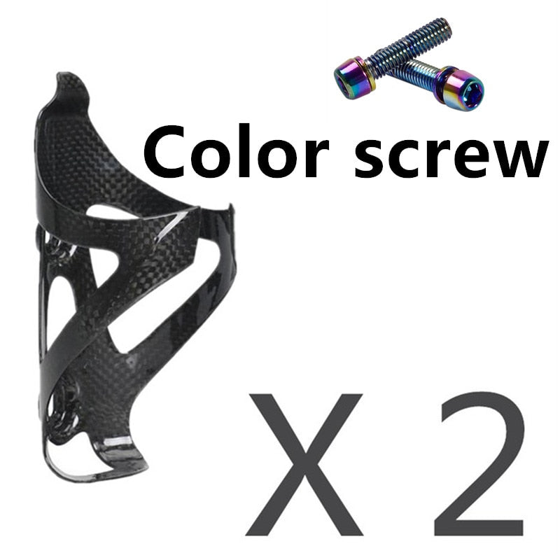 KOCEVLO Full Carbon Fiber Bicycle Ultralig Water Bottle Cage MTB Road Bike Bottle Holder Ultra Light Cycle Equipment Matte/Light