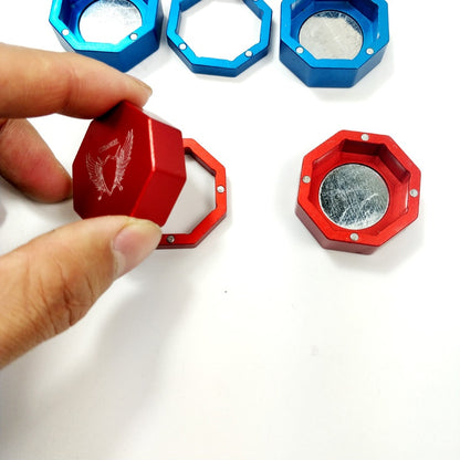 2019 Latest Cueangel Splicing Magnetic Billiards Pool Chalk Holders With Predator Chalks 3colors Hexagon Chalk Cases With Magnet