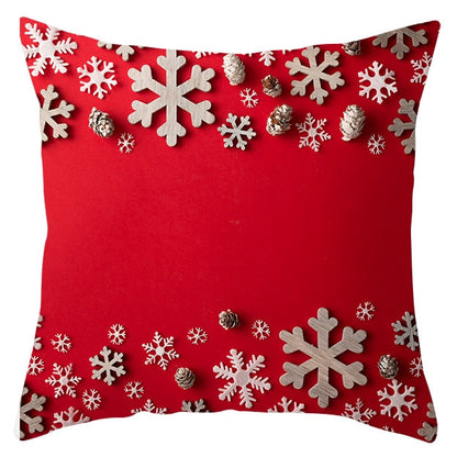 45x45cm Santa Claus Christmas Pillowcase Merry Christmas Decor for Home Christmas Ornament Xmas