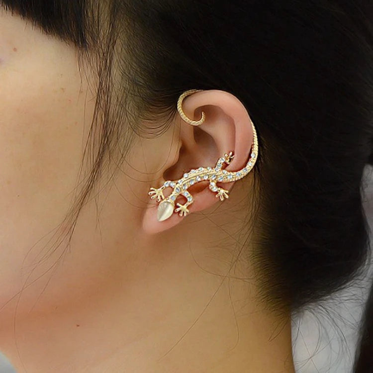 Retro Vintage Gothic Rock Punk Twine Dragon Shape Ear Cuff  Earring Earrings for Women Men  Earrings