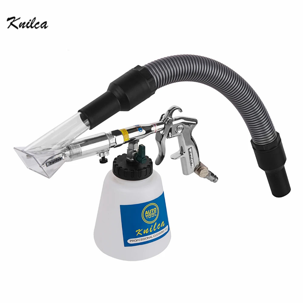 Knilca 2 in 1 Black/Preto Bearing Tornador Cleaning Gun , High Pressure Car Washer Tornador Foam Gun,car Tornado Vacuum Cleaner