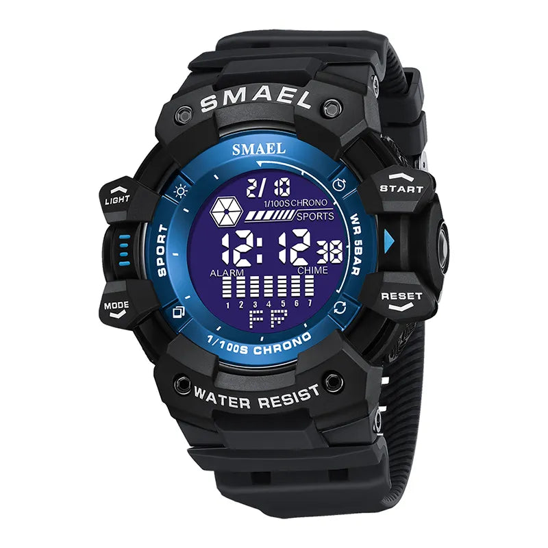 Mens Watch Military Water Resistant SMAEL Sport Watch Army Led Digital Wrist Stopwatches for Male 1802 Relogio Masculino Watches