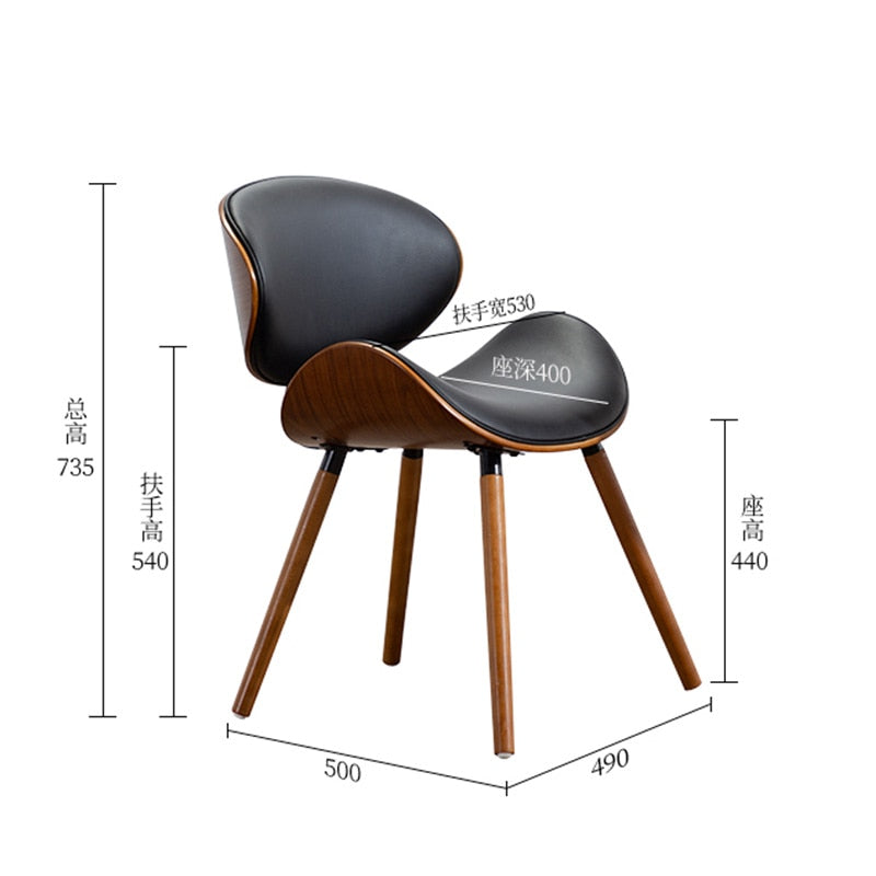 Dining Chairs  Dining Room Furniture  Nordic Chair  Modern Minimalist Furniture Leisu Rerestaurant Chairs Iron Negotiation Chair